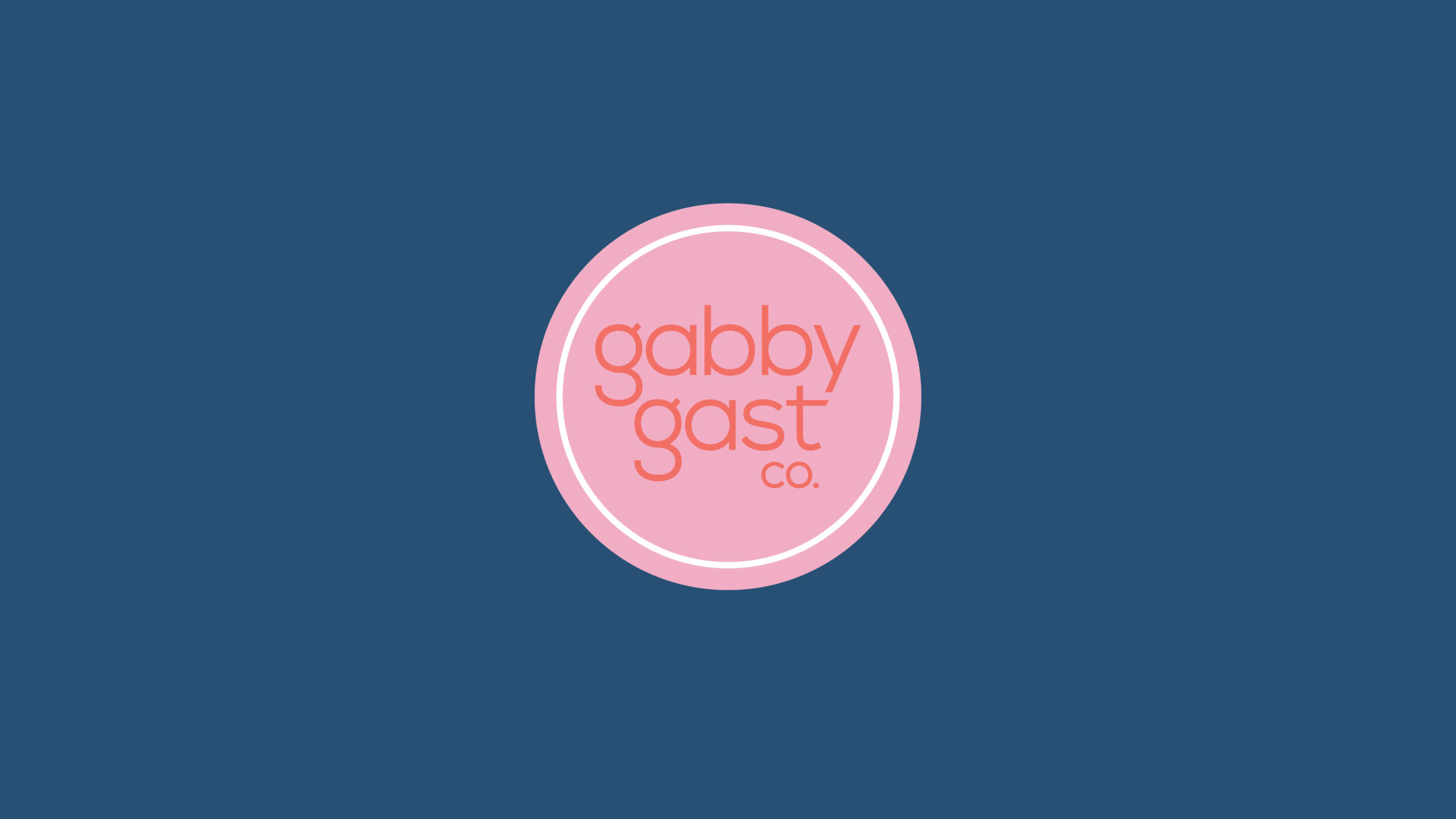 Gabby Gast Co. primary pink logo thumbnail.